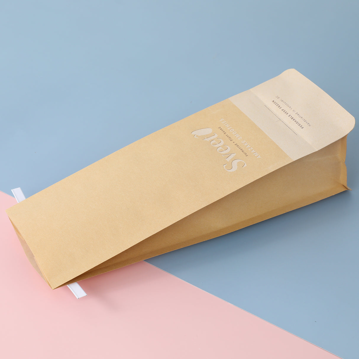 Custom Block Bottom Paper Bag